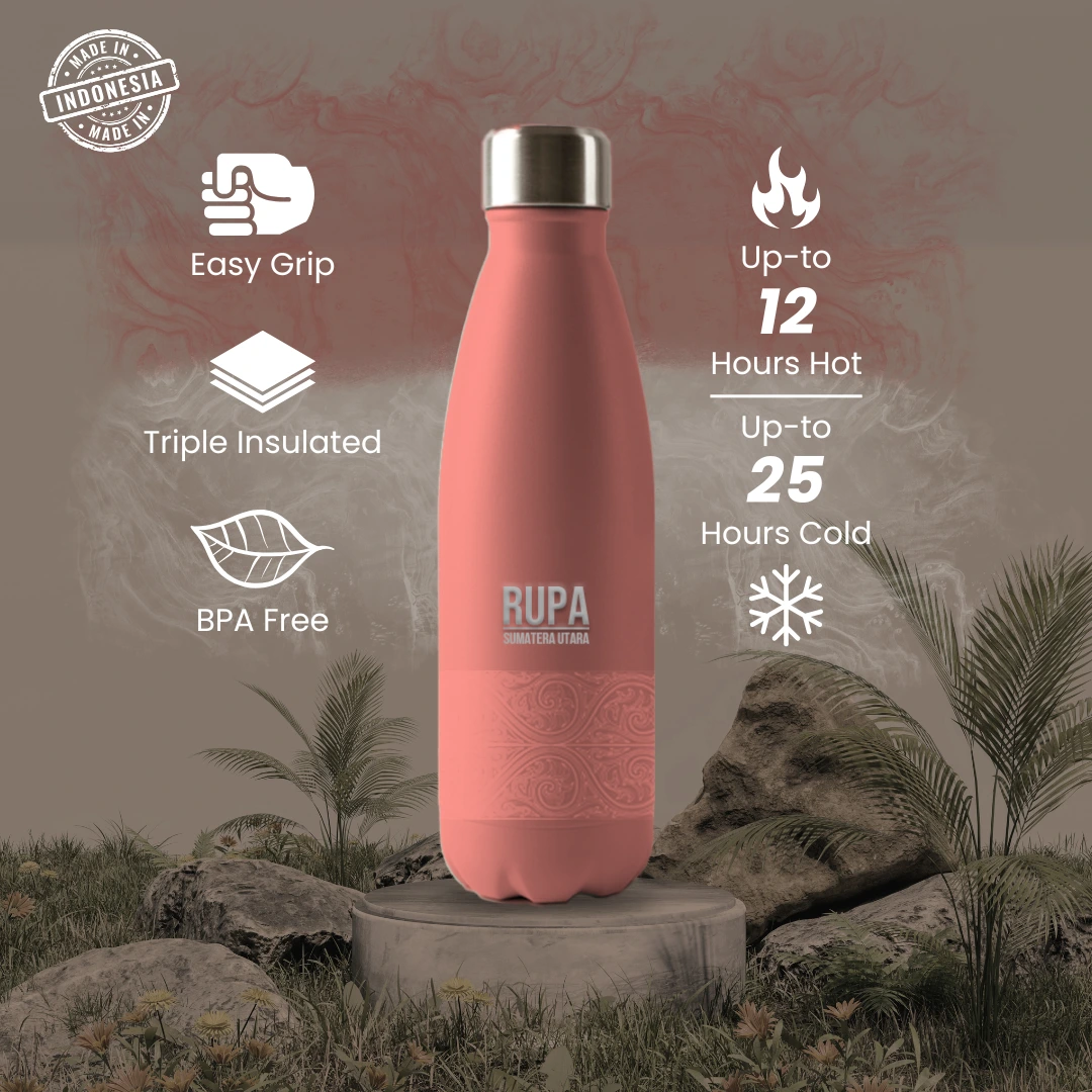 Tumbler Custom Premium dengan Desain Tradisional